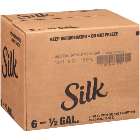 Silk MILK SUB OAT SUGAR-FREE ASEPTIC CARTON REF