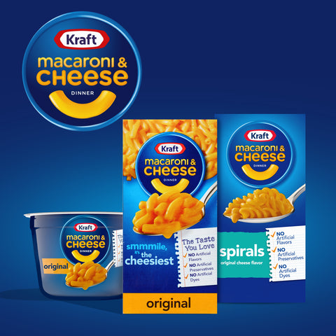Kraft Dinners Macaroni and Cheese - Entree, 7.25 Ounce -- 35 per case.