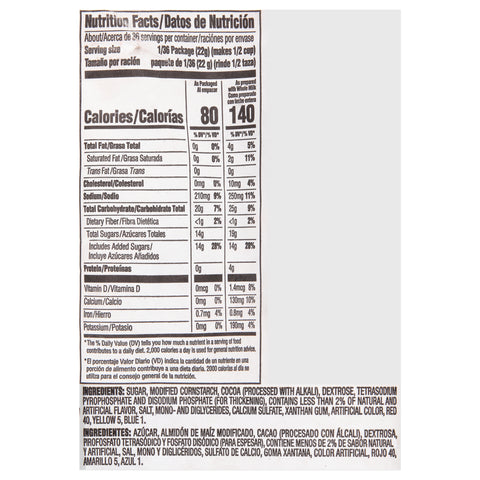 Pudding & Pie Filling Mix Chocolate Instant