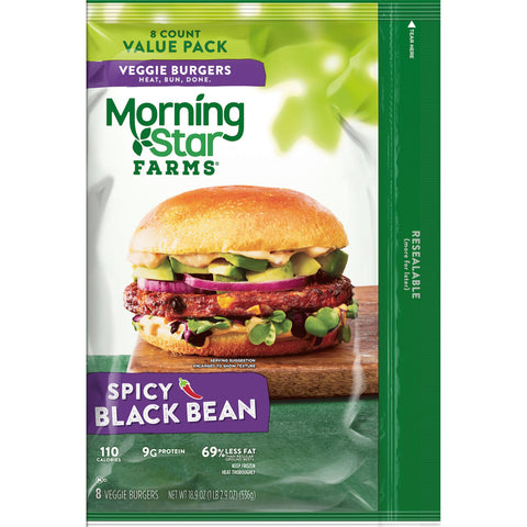Burger Vegetarian Black Bean Spicy