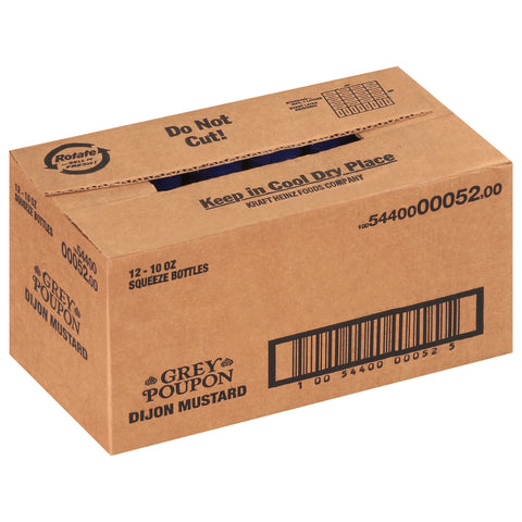 Grey Poupon Dijon Mustard Squeeze 12 Case 10 Ounce