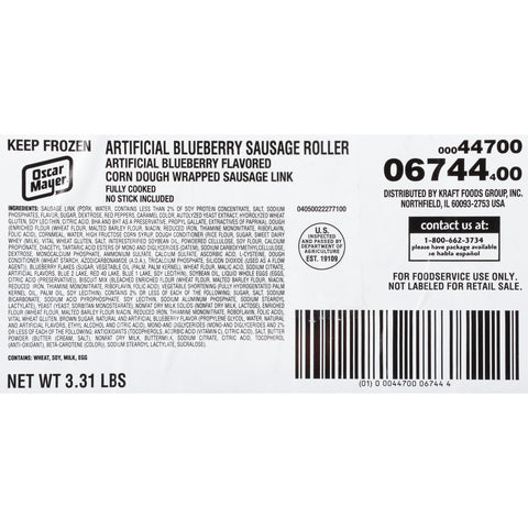 Oscar Mayer PANCAKE BLUEBERRY WRAPPED SAUSAGE