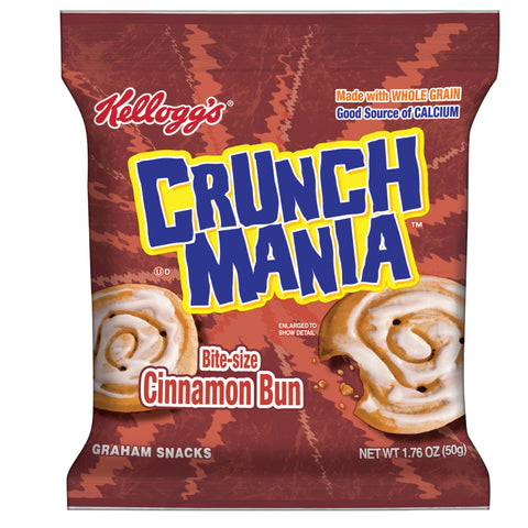 Kellogg's® CRACKER CRUNCHMANIA™ CINNAMOM BUN GRAHAM STICKS