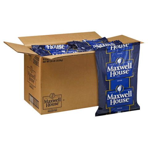 Maxwell House Dispenser Pack Ground Coffee - 4 lb. bag, 6 bags per case
