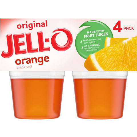 Jell-O GELATIN ORANGE READY TO EAT