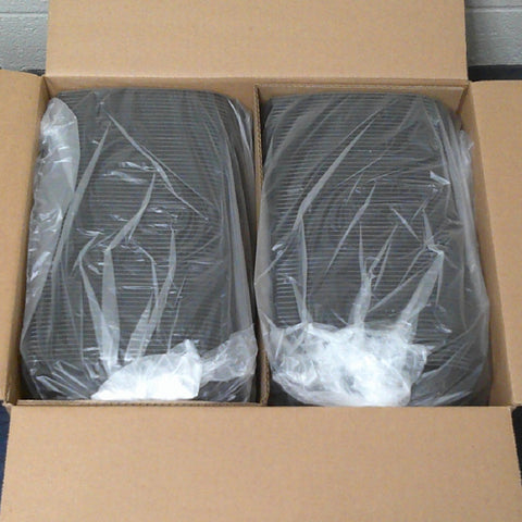 Anchor Packaging MicroRaves Wave Polypropylene Black Rectangular Container, 24 Ounce Capacity -- 252 per case