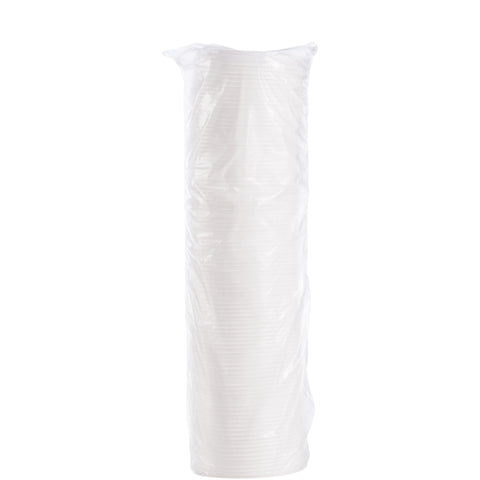 Dart Container Expanded Polystyrene Foam White HIPS Vented Lid for Foam Cup -- 1000 per case