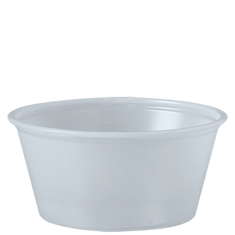 Cup Plastic Portion Souffle Translucent 3.25 Oz
