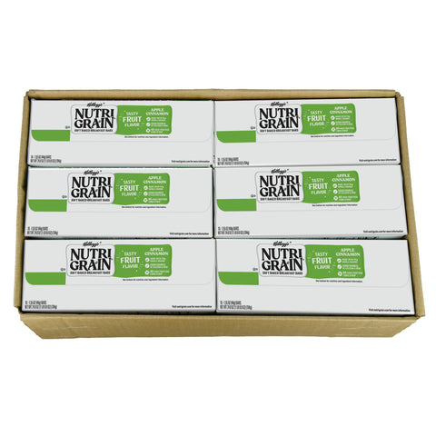 Nutrigrain Apple Cinnamon Cereal Bar, 1.55 Ounce -- 96 per case.