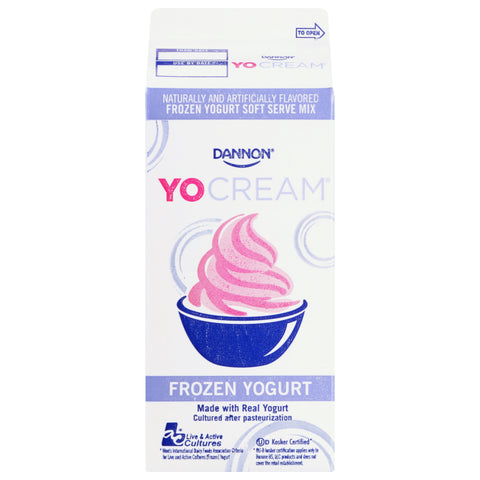 Yocream Yogurt Mix, Eurotart Nonfat Soft Serve, 64 Ounce -- 6 per case.
