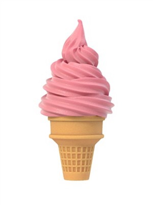 Sorbet Strawberry Lemonade Soft Serve Frozen