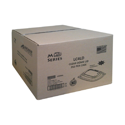 Anchor Packaging MicroRaves Wave Clear RPET Dome Lid Only -- 252 per case