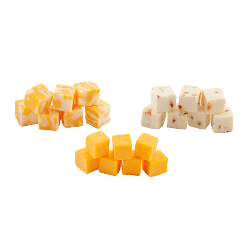 Schreiber CHEESE ASSORTED 3-VARIETY CUBE
