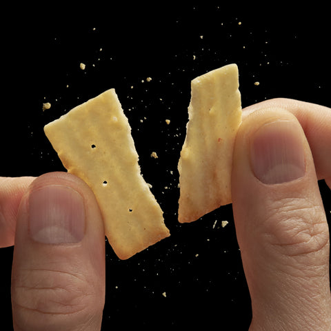 Cheez It Grooves Sharp White Cheddar Crispy Cracker, 3.25 Ounce -- 6 per case.
