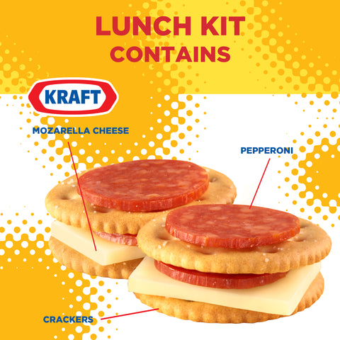 Lunchable Pepperoni Mozzarella Entree, 2.25 Ounce -- 16 per case.