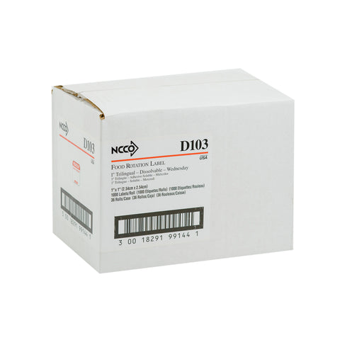 National Checking LABEL WED 1X1 DISSOLVE-A-WAY