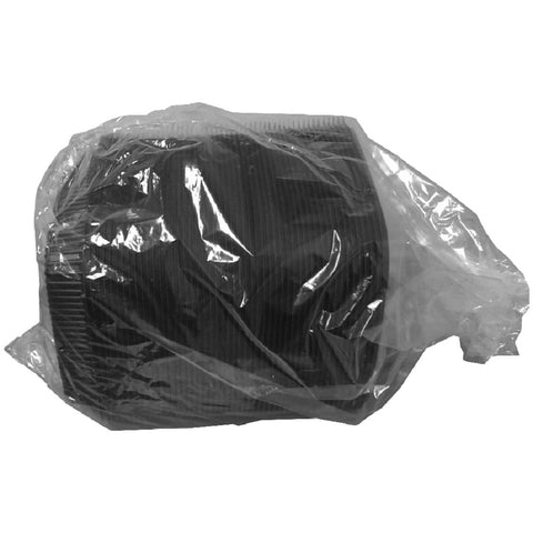 Container Plastic Square Black 1-compartment Base 8.5x8.5 36 Oz