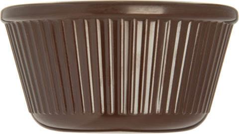 Ramekin Melamine Chocolate 4 Oz