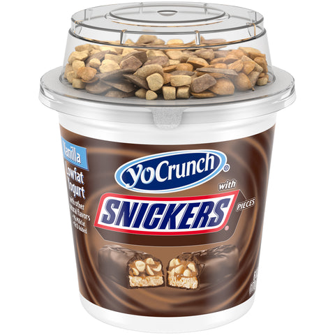 YoCrunch YOGURT VANILLA W/ SNICKERS
