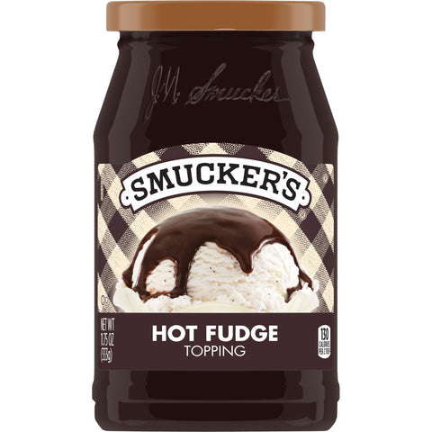 Smuckers Hot Fudge Topping, 11.75 Ounce -- 12 per case.