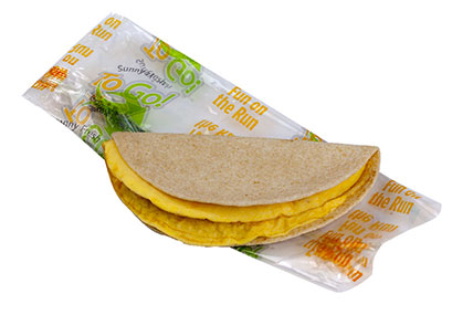 Sunny Fresh™ BREAKFAST TAC-GO ® WITH EGG CHEESE AND HAM FZ IW 110006416
