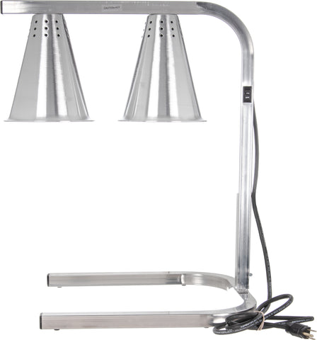 Carlisle HEAT LAMP ALUMINUM TWO BULB FREE STANDING ADJUSTABLE