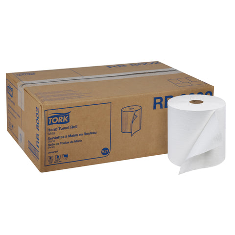 Towel Hardwound Roll Towel White 7.85x800