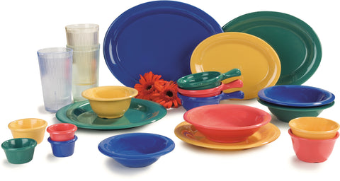 Carlisle BOWL RIMMED DURUS® MELAMINE SUNSET ORANGE 12 OZ
