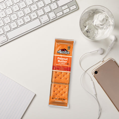 Cracker Cheese Peanut Butter Sandwich Square Ss Sleeve