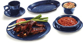 Carlisle PLATE SALAD MELAMINE CAFE BLUE 7.25
