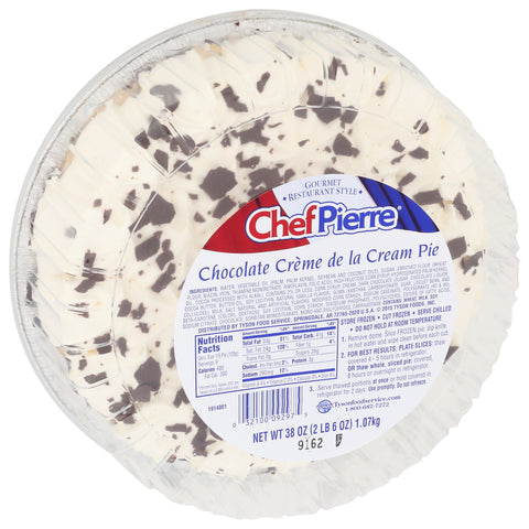 Pie Chocolate Creme De La Cream W/ Domes 10