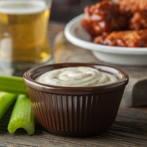 Ramekin Melamine Chocolate 4 Oz