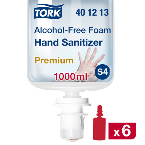 Tork Premium Alcohol Free Foam Hand Sanitizer, 1 Liter Bottle -- 6 per case