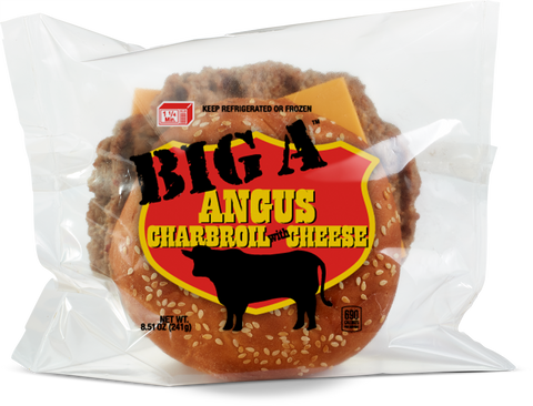 Sandwich Cheeseburger Angus Charbroil W/ Cheese 8.5 Oz 1438