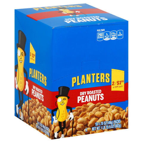 Planters PEANUT DRY ROASTED PRE-PRICED