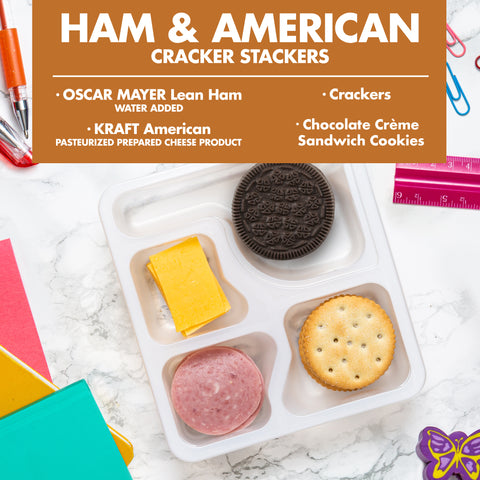 Lunchables LUNCHABLES HAM & AMERICAN CHEESE