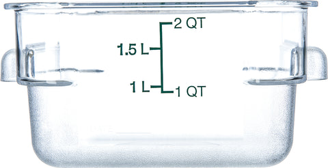 Container Plastic Clear Storplus Square 2 Qt