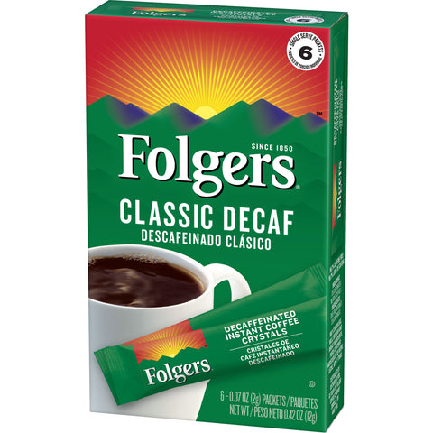 Coffee Decaf Instant Sticks