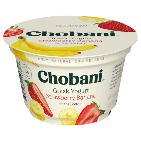 Yogurt Greek Strawberry Banana Low Fat