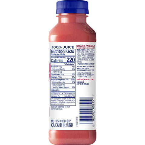 Naked Juice NAKED JCE BERRY BLAST   8/15.2 Z
