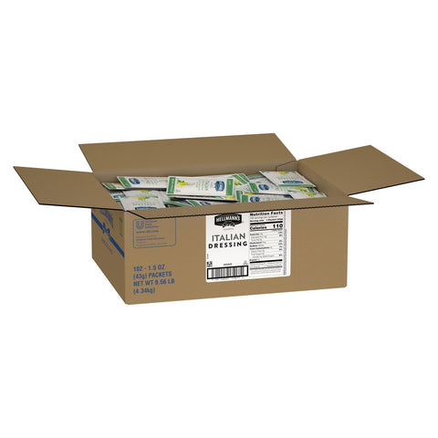 Hellmann's Classics Italian Salad Dressing Portion Control Pack, 1.5 Fluid Ounce -- 102 Per Case
