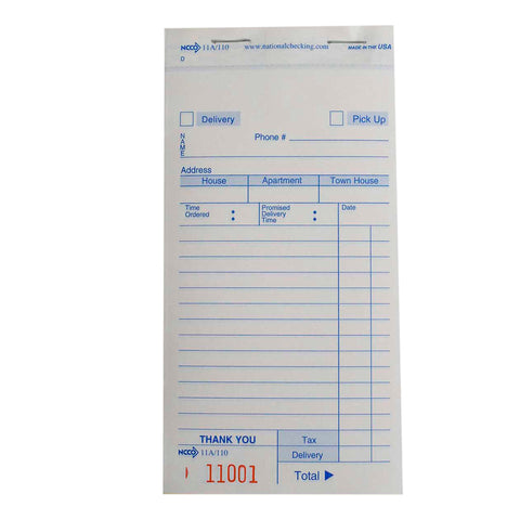 National Checking GUEST CHECK 3 PART