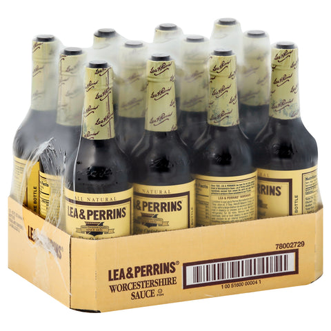 Lea & Perrins Worcestershire Sauce 12 Case 15 Ounce