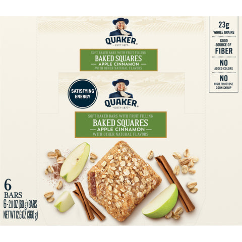 Quaker® QUAKER BFAST SQ APPLE CIN