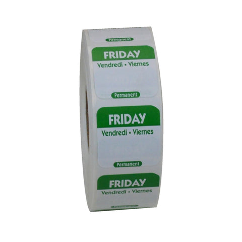 Label Food Rotation Trilingual Green Friday 1x1