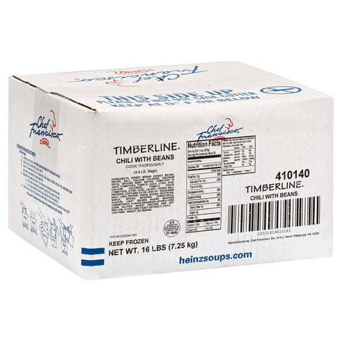 Chef Francisco Timberline Chili Soup, 16 Pound