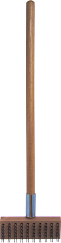 Carlisle BRUSH OVEN & GRILL BRUSH W/SCRAPER & FLAT CARBON STEEL BRISTLES 30