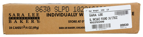 Sara Lee Frozen CAKE POUND IW