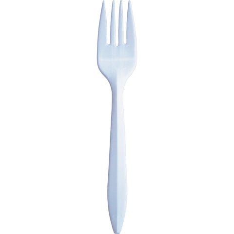 Dart Style Setter White Medium Weight Polypropylene Fork, 6.1 inch Length -- 1000 per case