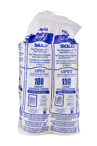 Solo® LID CONTAINER VENTED PLASTIC CLEAR 12 OZ